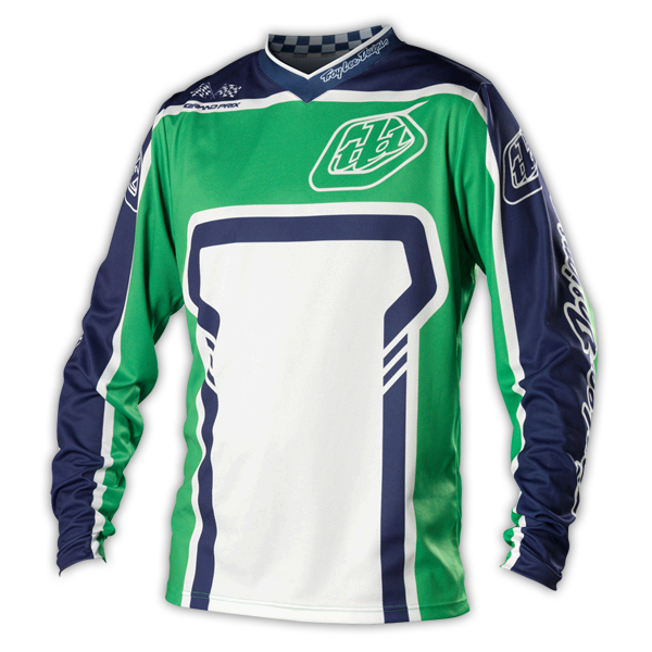 TROY LEE DESIGNS GP JERSEY FACTORY GREEN