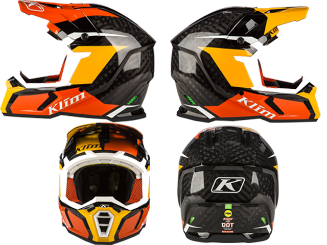 2019 KLIM F5 KOROYD HELMET - CHASM ORANGE