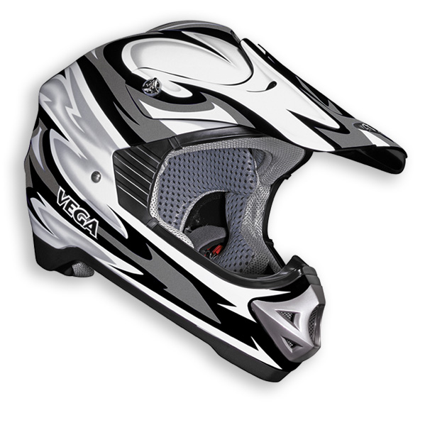 Vega Viper Junior Helmet Black Graphic