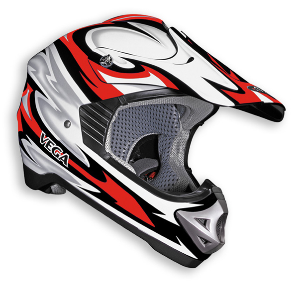 Vega Viper Adult Helmet Red