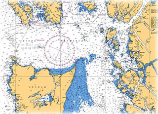 Map of Chatham Sound